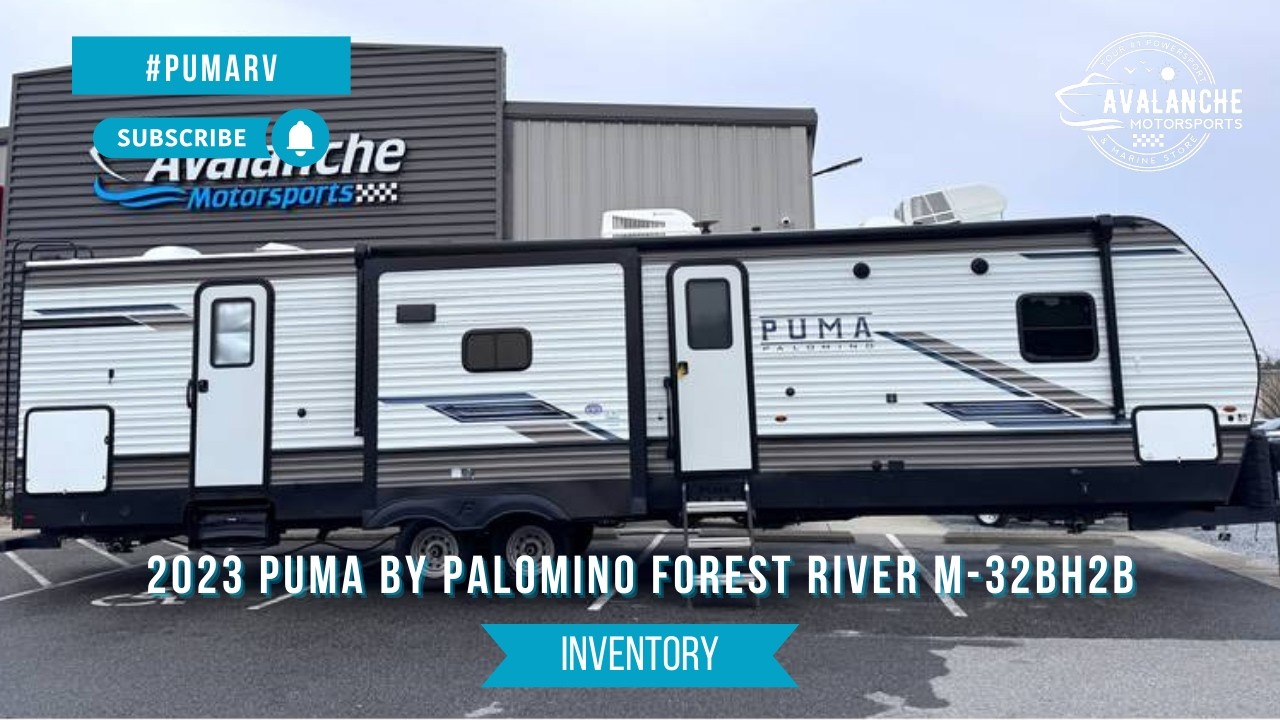 2023 PUMA BY PALOMINO FOREST RIVER M-32BH2B | INVENTORY AT #AVALANCHEMOTORSPORTS