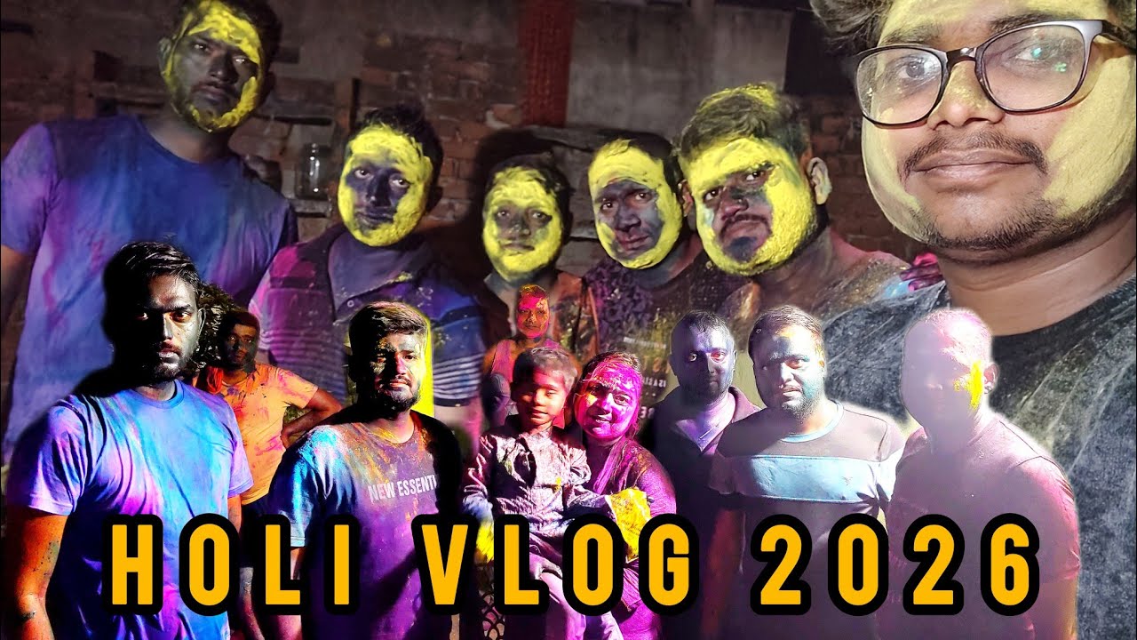 Holi Vlog Part 2 !  #holi #holivlog #gaonkiholi #dehatiholi #holispecial #vlog #happyholi 