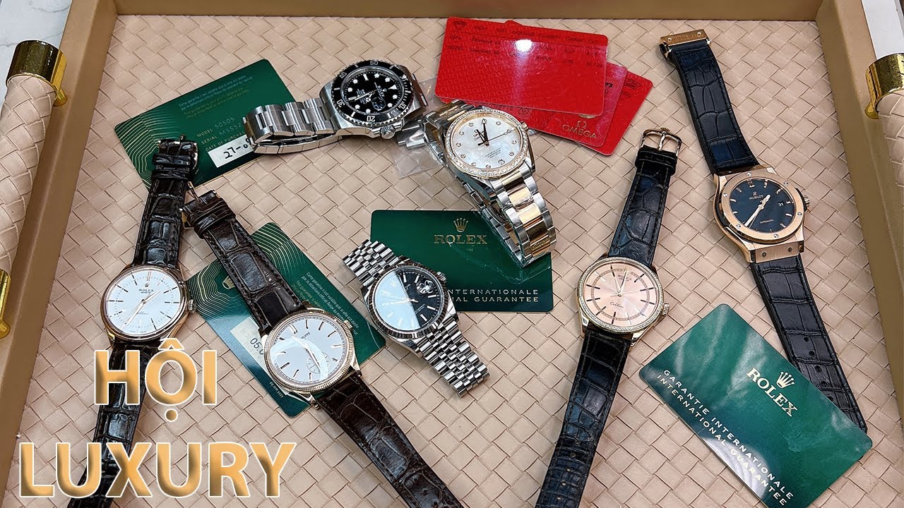 [ LÔ HÀNG CHÀO 2026 ] Lô Patek 6119R - Rolex 126610 - 126234 - 50505 - 50605RBR - Hublot King Gold