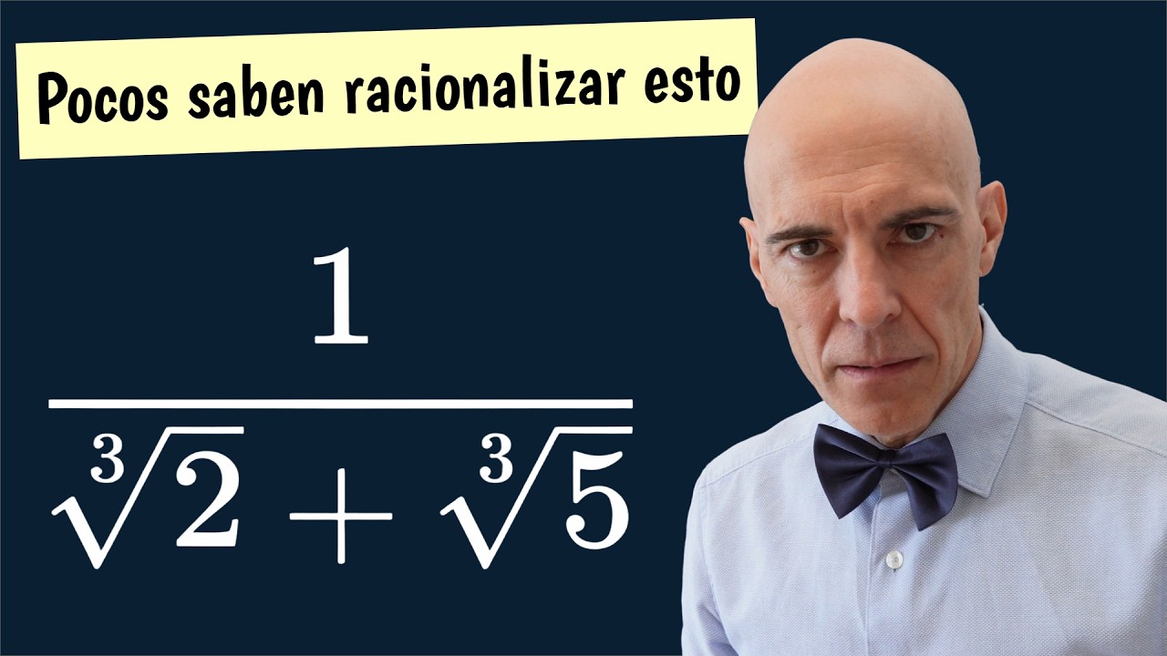 Te pongo a prueba con esta racionalización descabellada con raíces cúbicas