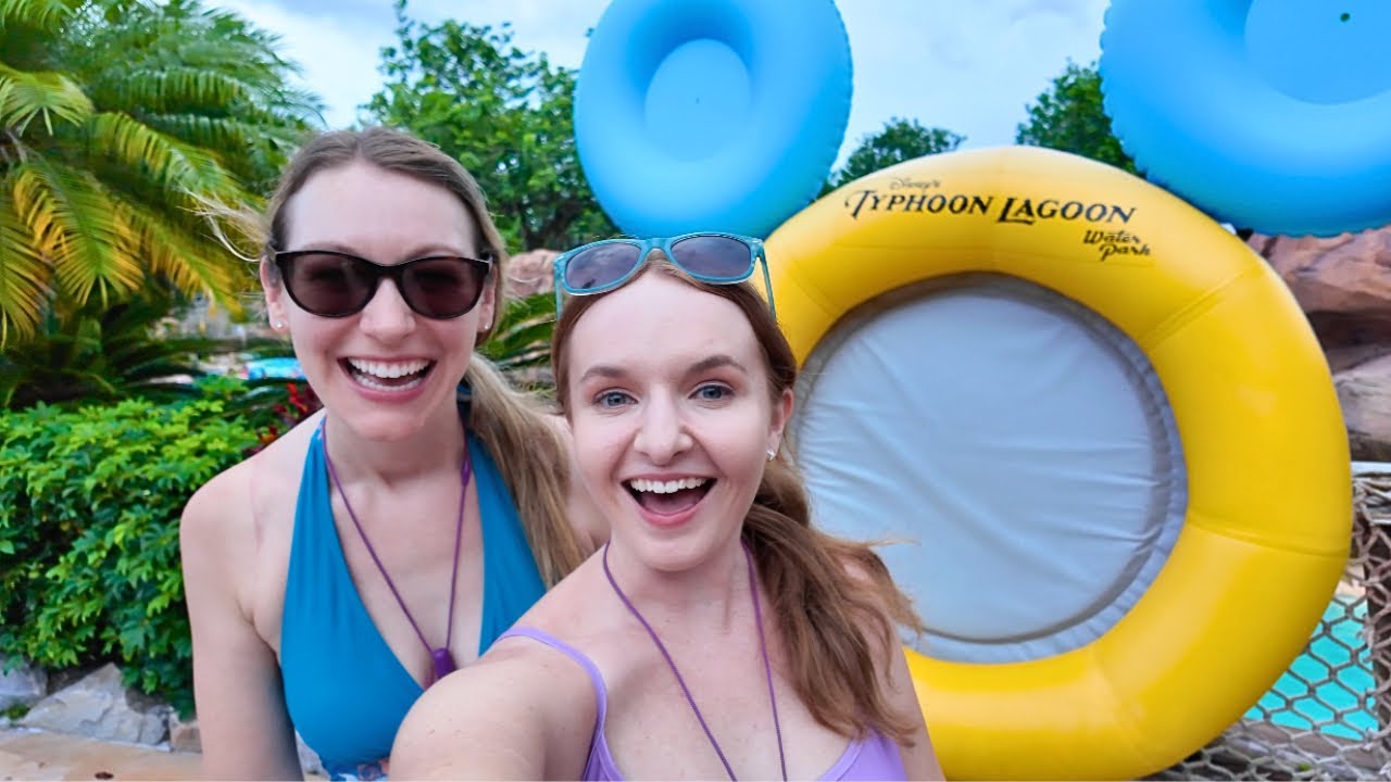 DISNEY AFTER HOURS at a Disney Water Park! H20 Glow Nights at Typhoon Lagoon with @aclaireytale