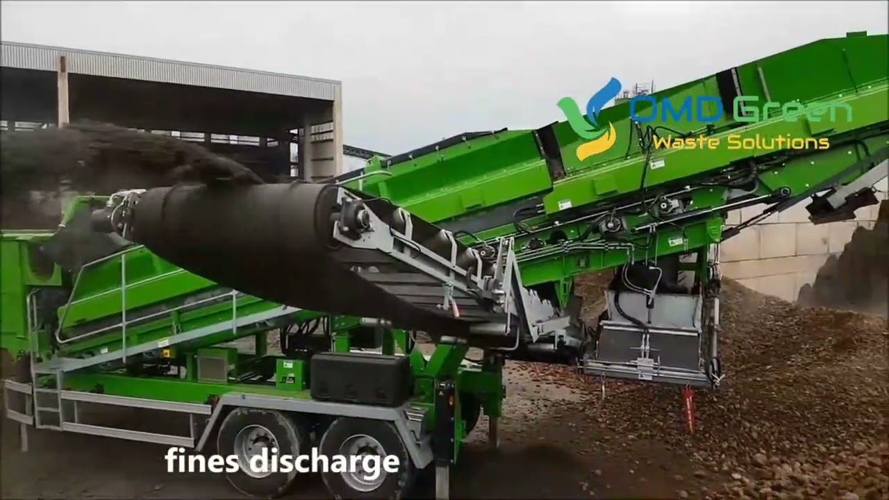 Neunehauser vaglio mobile Stellare 3F su terra da scavo