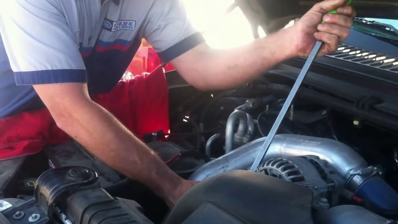 6.0 POWERSTROKE F250 F350 СОВЕТЫ И РЕКОМЕНДАЦИИ ПО СНЯТИЮ РЕМНЯ ПРИВОДА ГЕНЕРАТОР