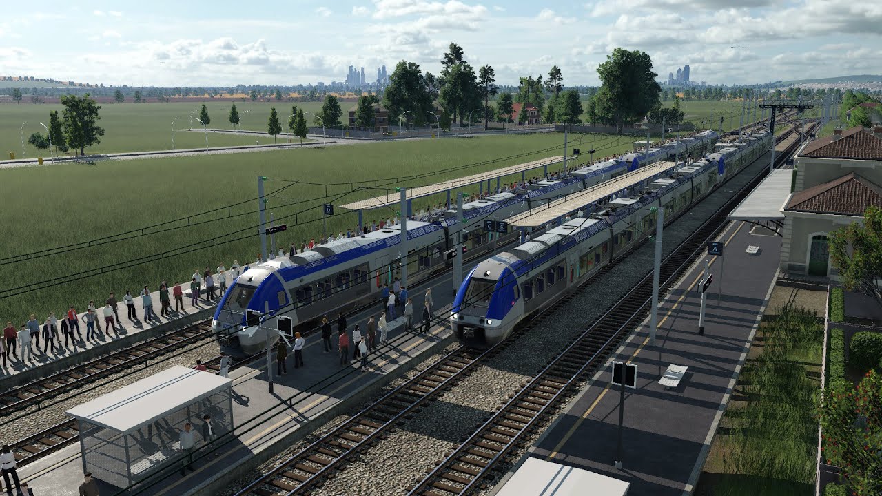 Transport Fever 2 : Gare de Redon et TER vers Nantes (Cab ride) ! Episode 12