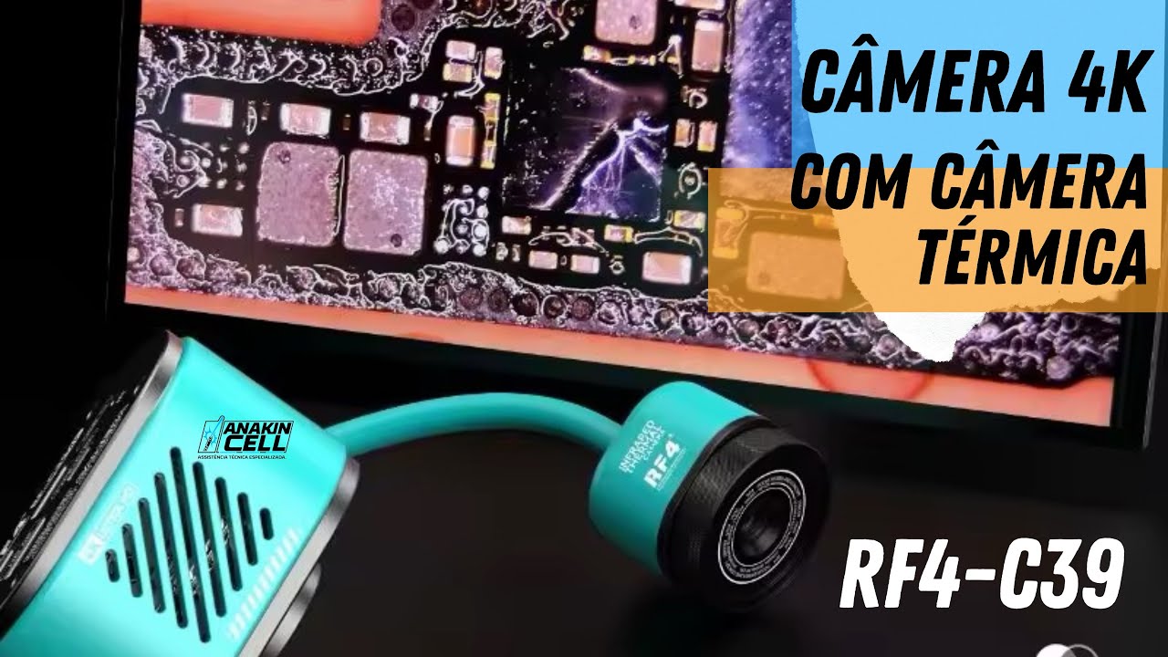 Unboxing RF4-C39 Câmera Térmica - Câmera 4K