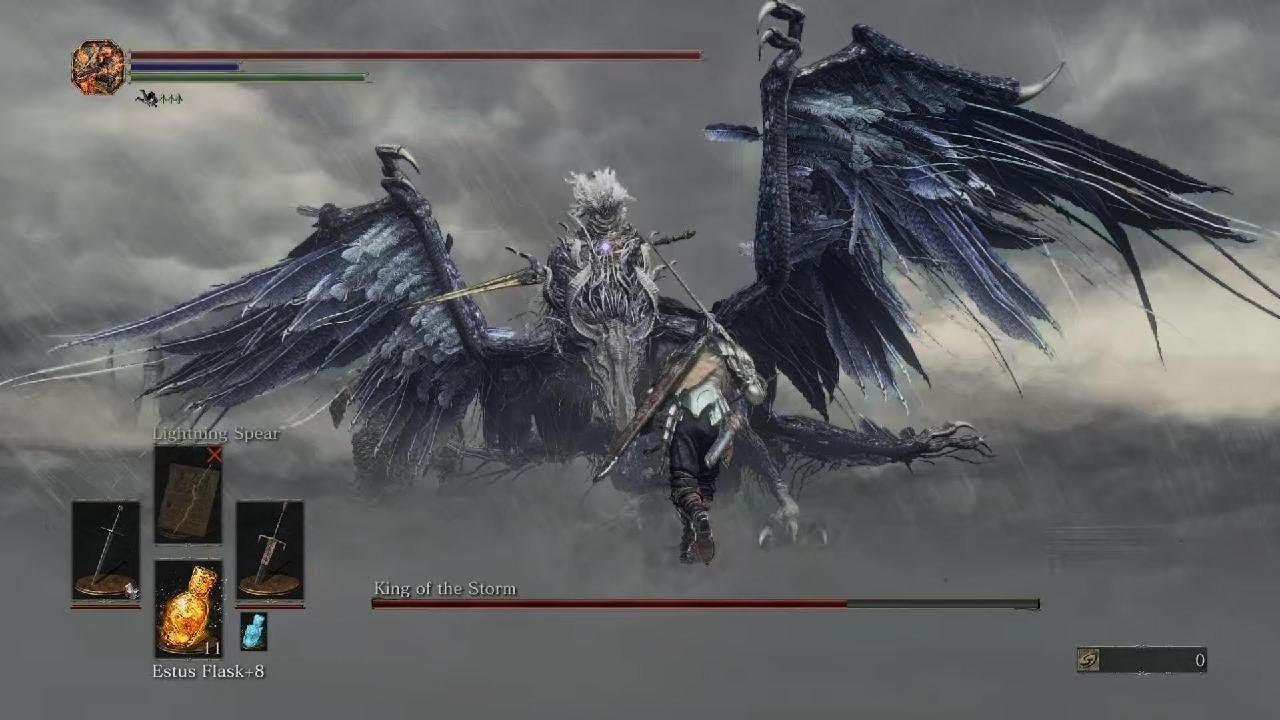 DARK SOULS III Nameless King Boss fight