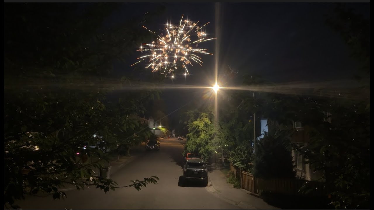 Recording Neighborhood Fireworks Sounds on the 4th of July, 2025