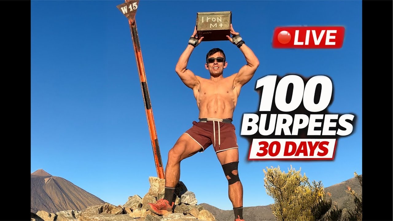 Day 10 / 30 - 100 burpees livestream