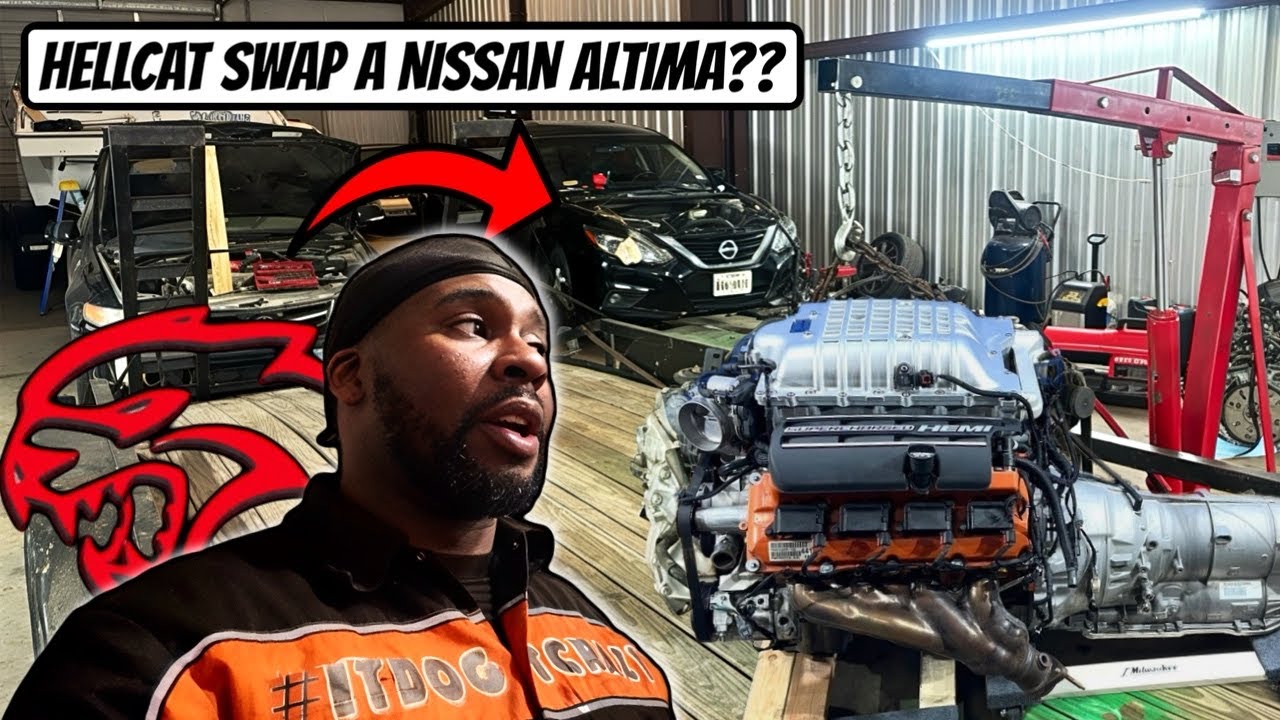 Замена двигателя HELCAT на Nissan Altima