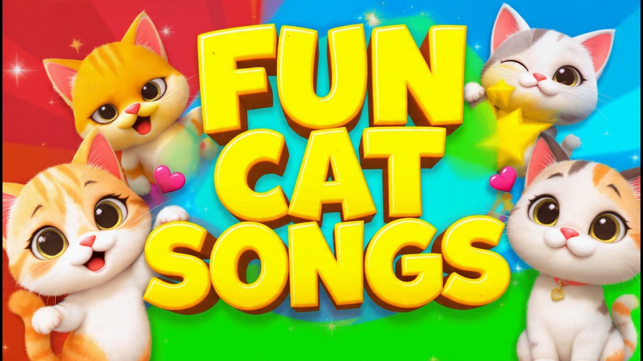 🐱 Happy Cat Dance Song | Nursery Rhymes for Baby and Toddler Learning 🎤