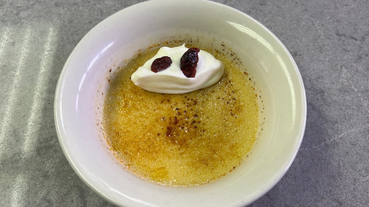 In the Kitchen: Maple Brandy Crème Brûlée