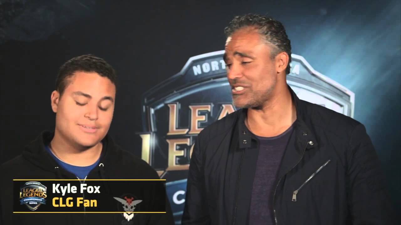 Rick Fox 3-Time NBA Champion and his son Kyle Fox at Madison Square Garden watching TSM vs CLG