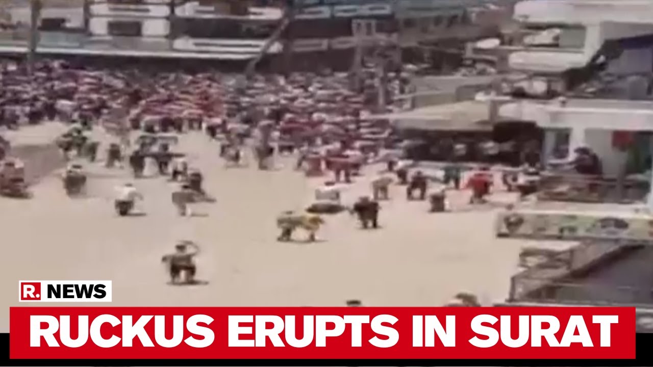 Surat: Chaos Breaks Out As Migrants From UP And Bihar Gather