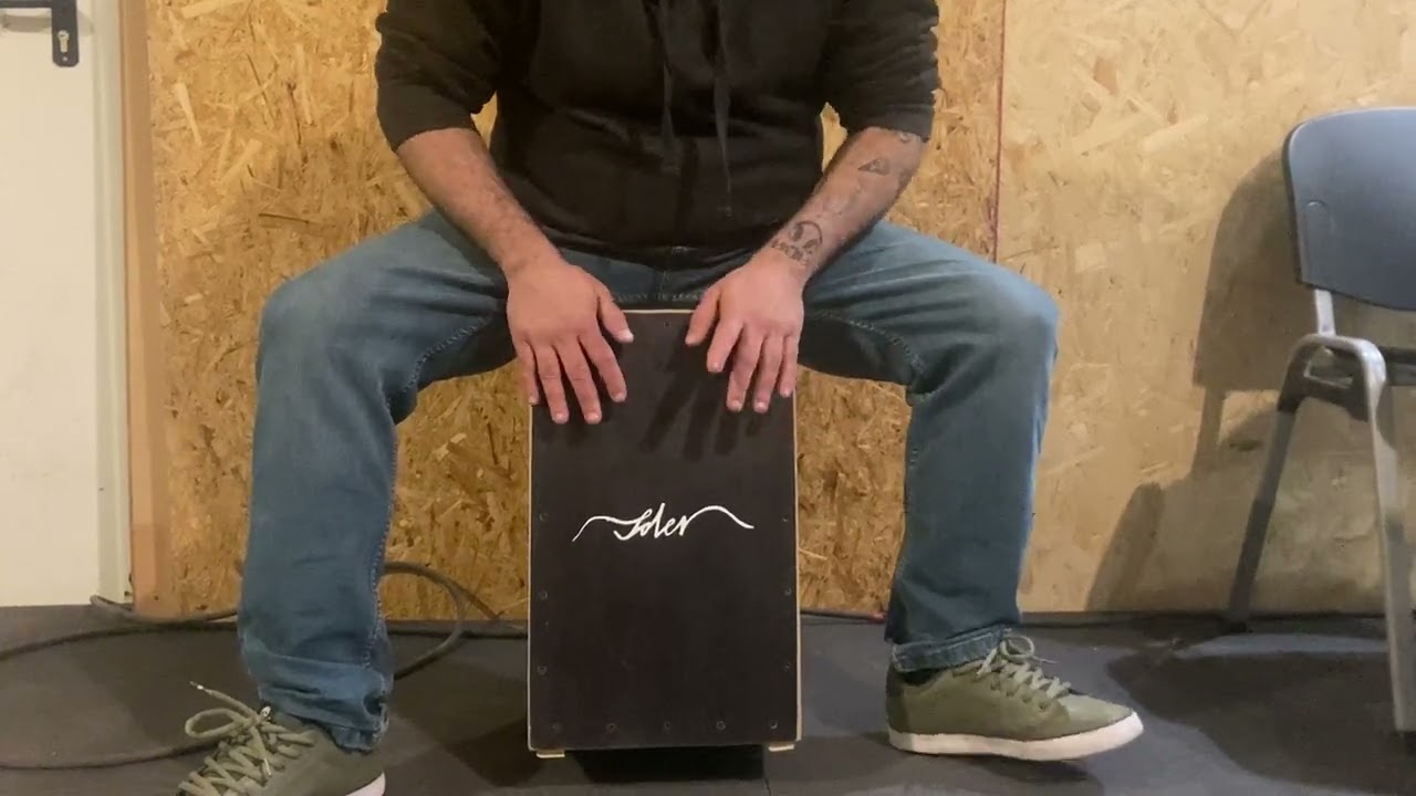 Promo: detalle por bulerías con rudimentos. [Clases de Cajón Flamenco en Vitoria, Bilbao e Iruña]