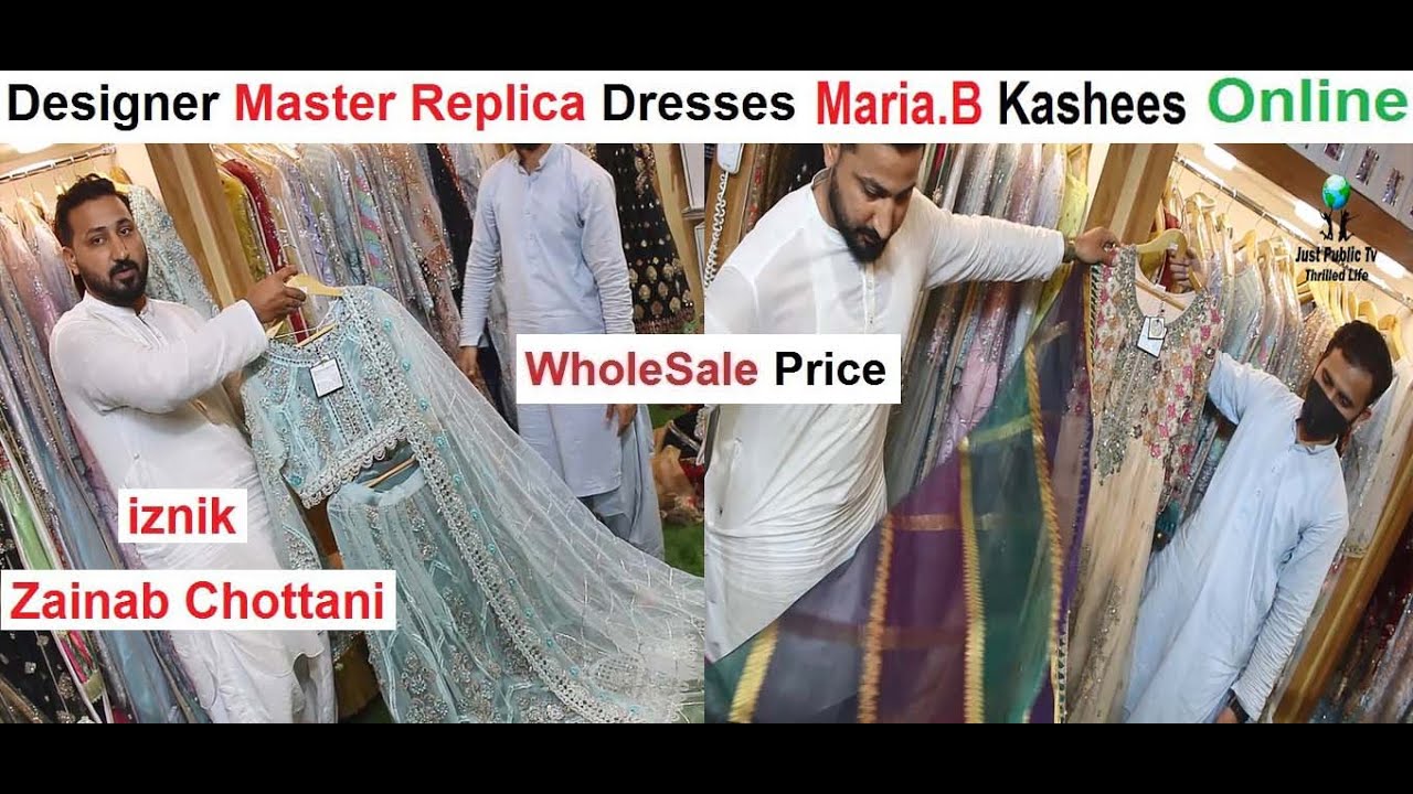 Wholesale Master Replica Dresses - Designer Suit Maria.B Kashees Dresses Online