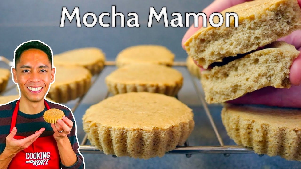 Red Ribbon Mocha Mamon: Buttery-Moist Mini Chiffon Cakes Flavored With Coffee | Cooking with Kurt