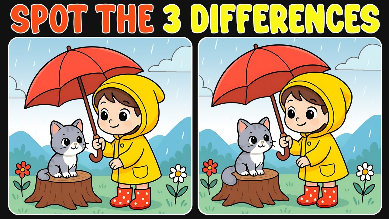 [Spot the Difference] Find all 3, and you're in the top 1% / Dementia Prevention