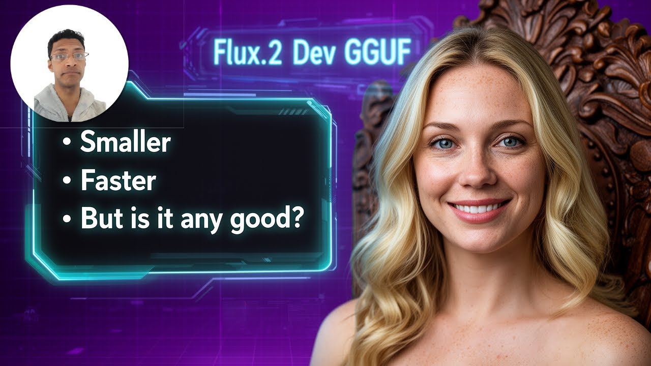 Flux.2 Dev GGUF в ComfyUI: сравнение качества и скорости (City96 против GGUF-ORG)