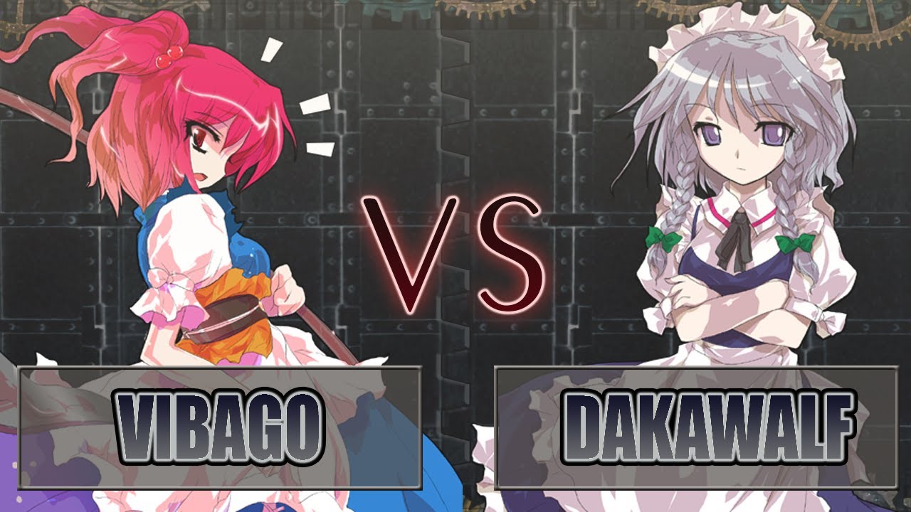 Hisoutensoku: Vibago (Komachi) vs Dakawalf (Sakuya) FT2 | High Level Gameplay
