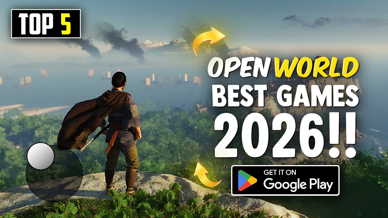 Top 5 BEST OPEN WORLD Games for Android & iOS 2026💥 | New Open World Games