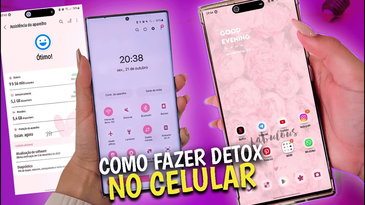 DETOX COMPLETO! COMO FAZER LIBERAR ESPAÇO NO CELULAR