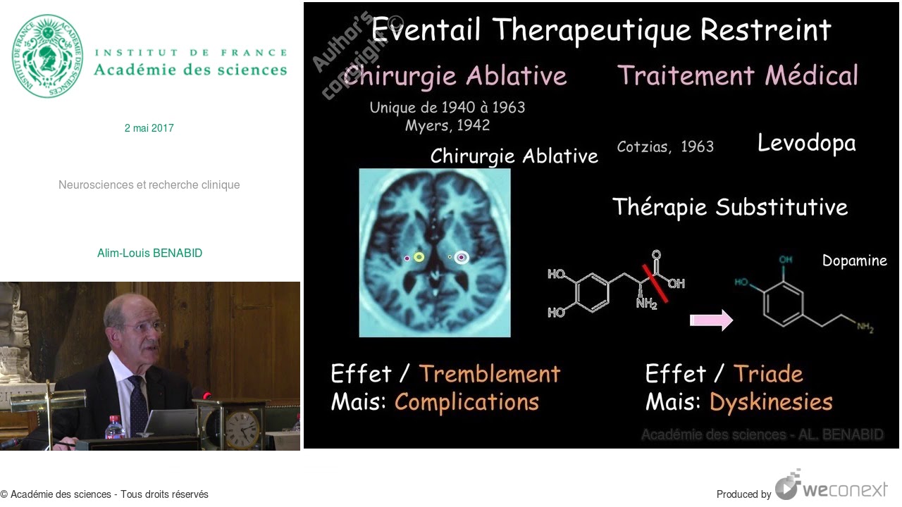 « Neurosciences et recherche clinique », par Alim-Louis Benabid