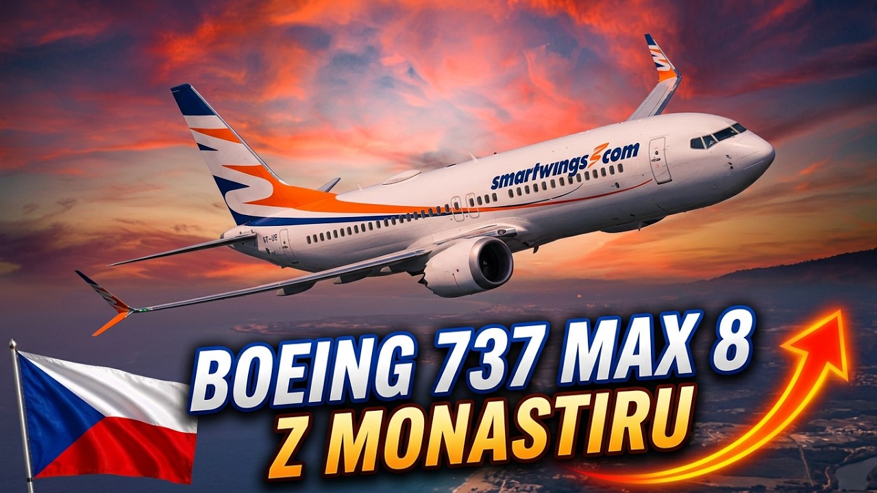 Takový návrat chceš ✈️ Boeing 737 MAX 8 z Monastiru do Prahy🏖️