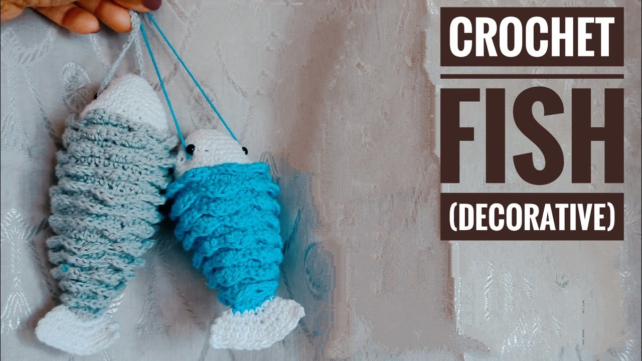 CROCHET FISH | #AMIGURUMI | @CraftAddict66 | #TUTORIAL | ENGLISH