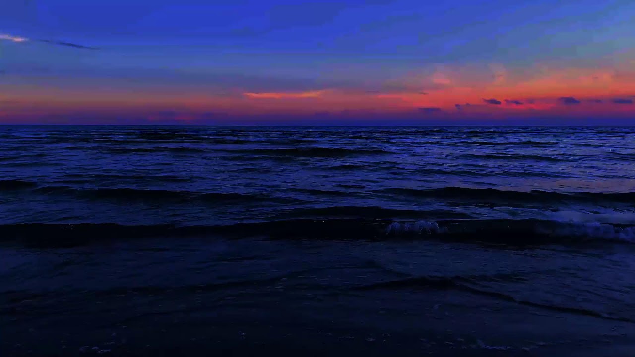 Natural Ocean Waves Sleep Ambience | Quiet Night Background