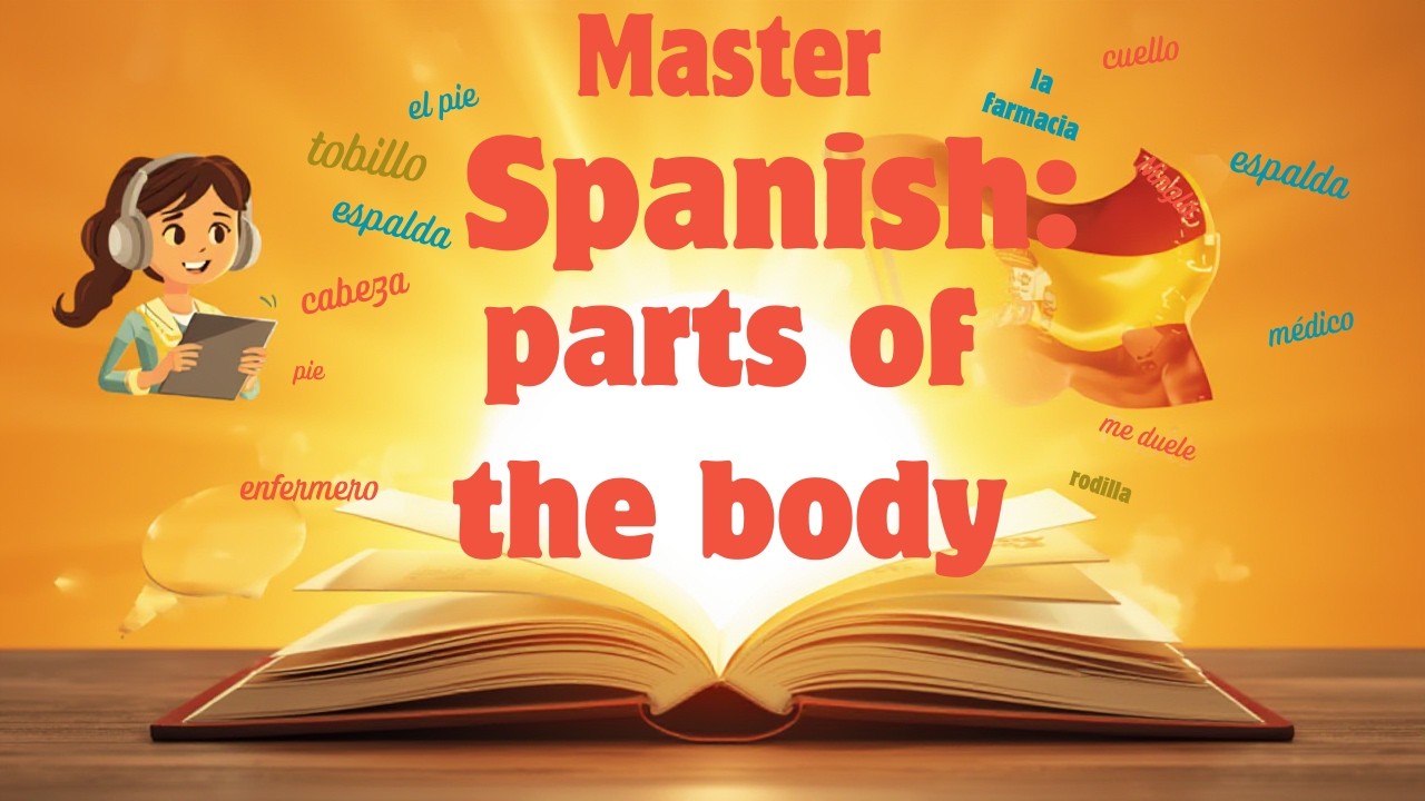 Parts of the body in Spanish  #spanishvocabulary #spanishlessons #spanishforbeginners