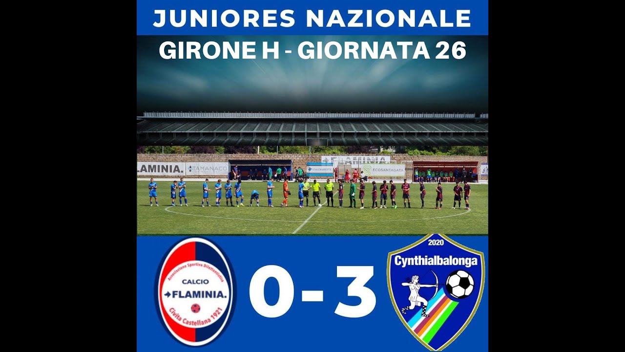 Junores Nazionali Under 19 2023/24 - Girone H - Giornata 26 - Flaminia - Cynthialbalonga 0-3