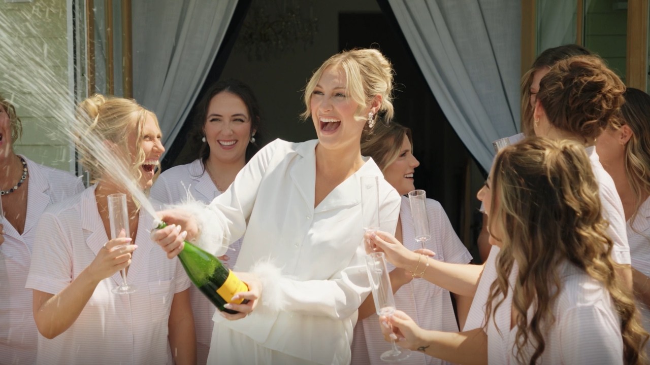Lauren & Tucker | A Romantic Waterfall Wedding Ending with Fireworks