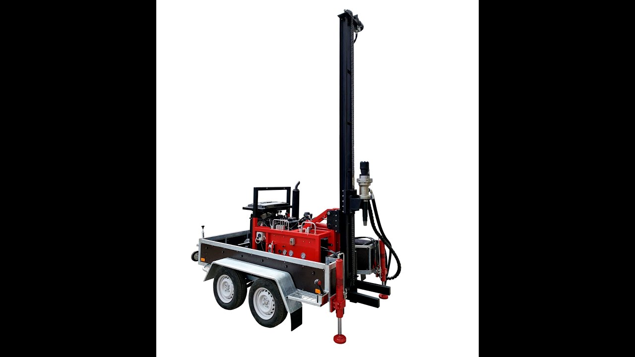 Буровая установка Storm D30M3200FL на прицепе