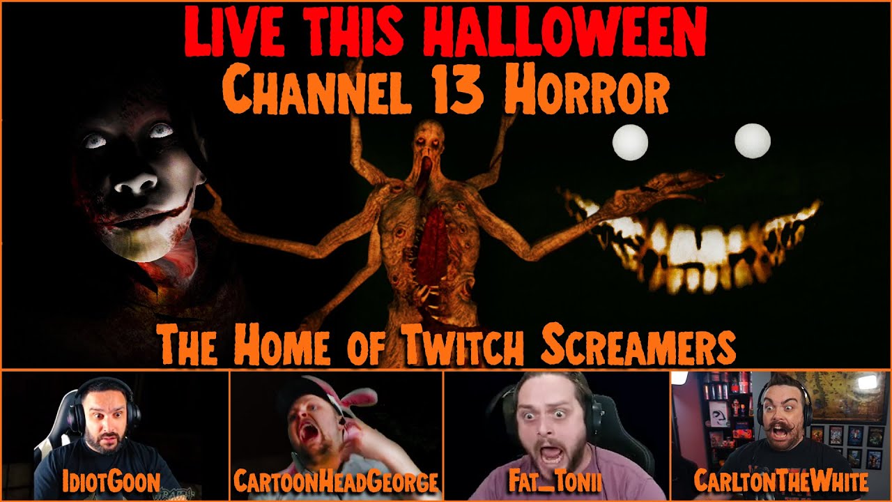 Halloween Horror Live Stream Event with Cartoon, Goon, Tonii and Carlton