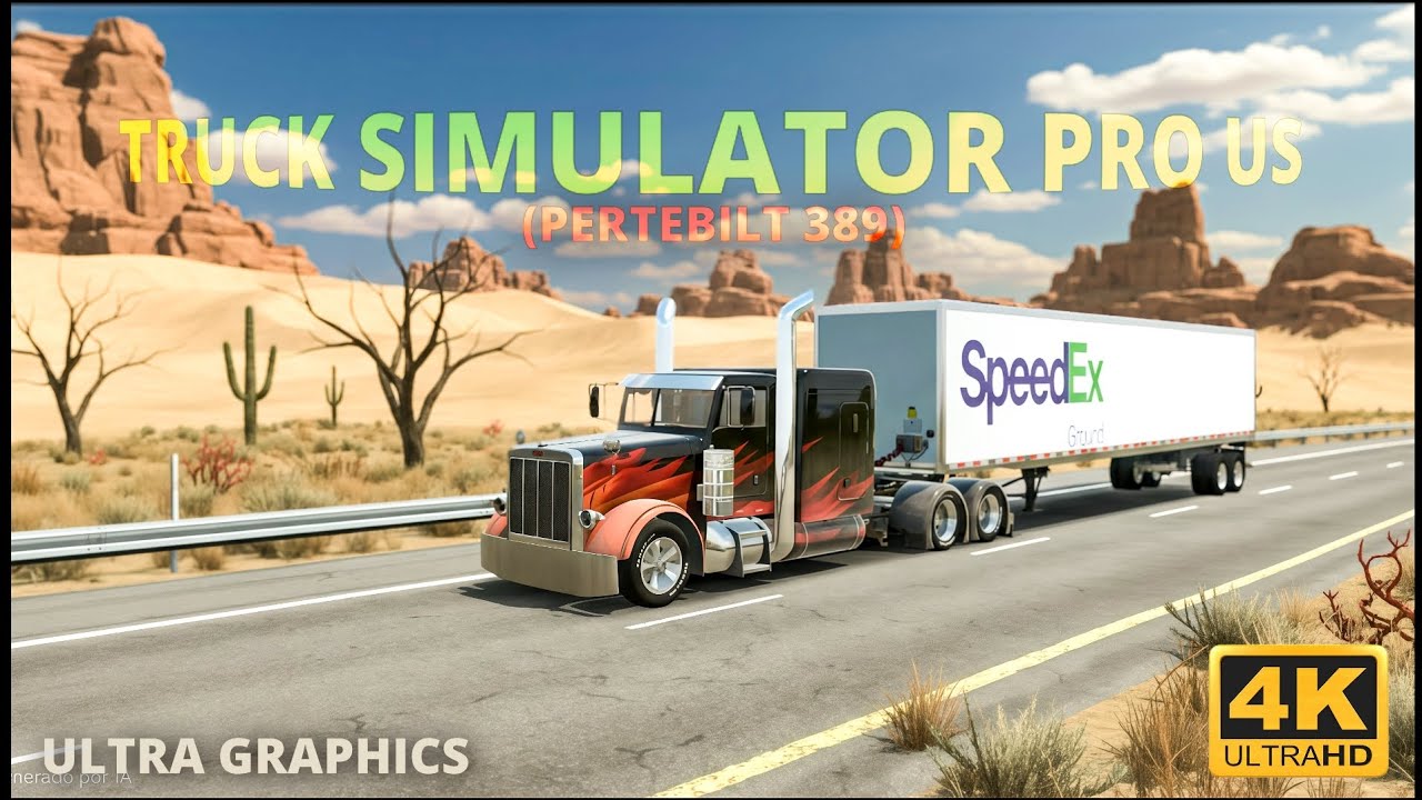 Truck Simulator Pro Us - Carga De McCall Hacia Pocatello (FULL GAMEPLAY HD)
