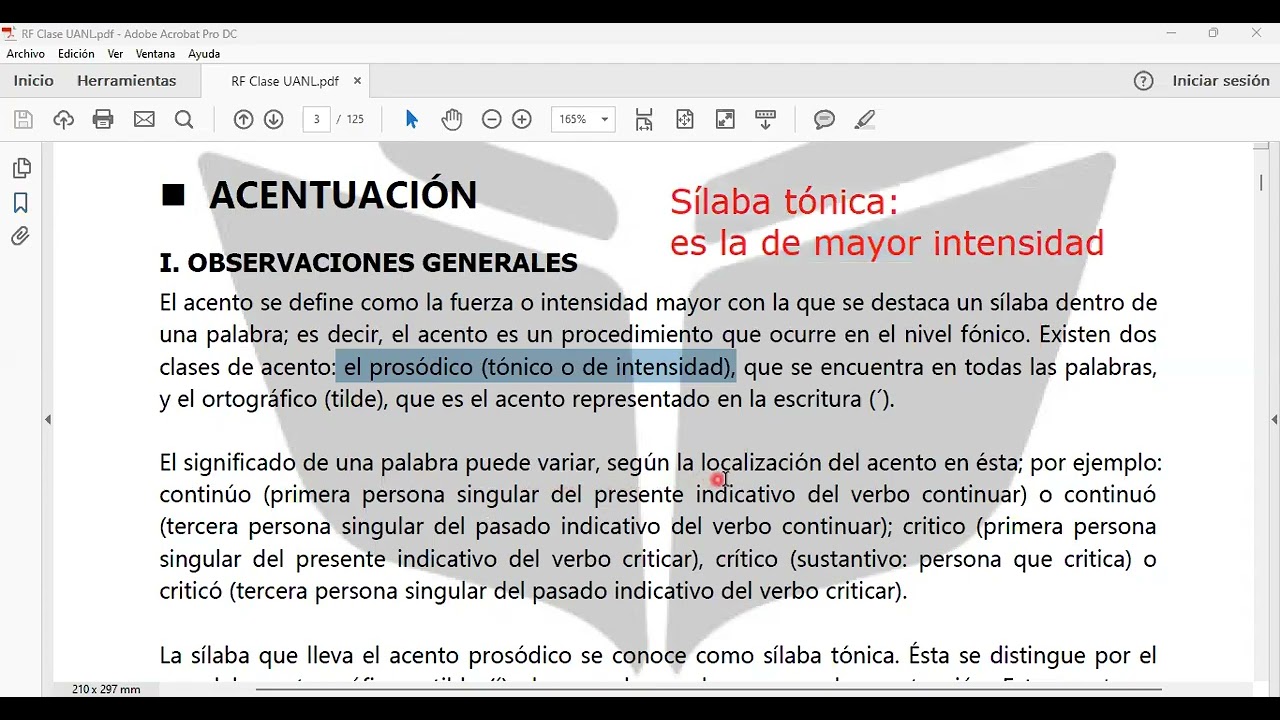 Curso Rumbo a la Facultad / Redacción indirecta s1 / 14-02-26