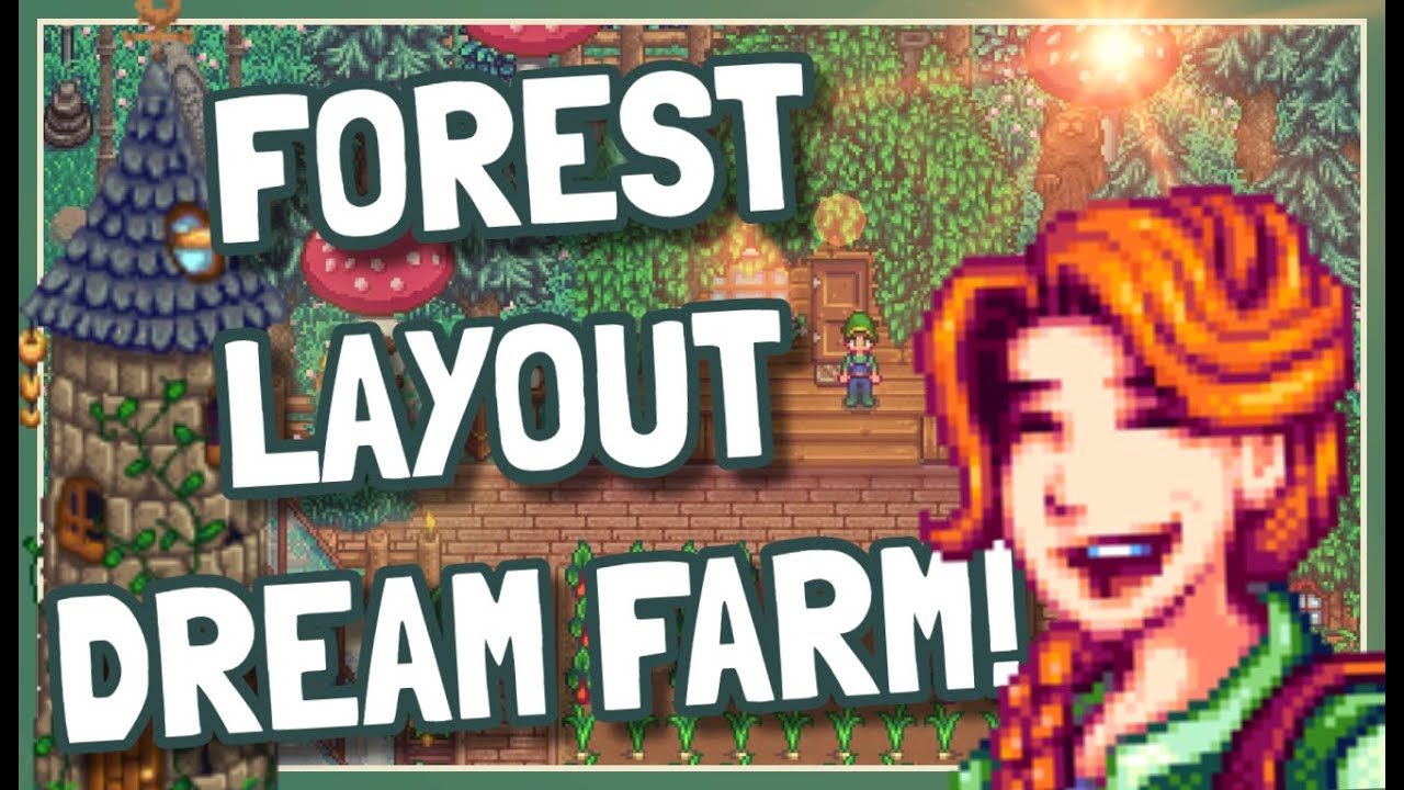 How To Create a Perfect Farm On The FOREST Layout! - Stardew Valley 1.5