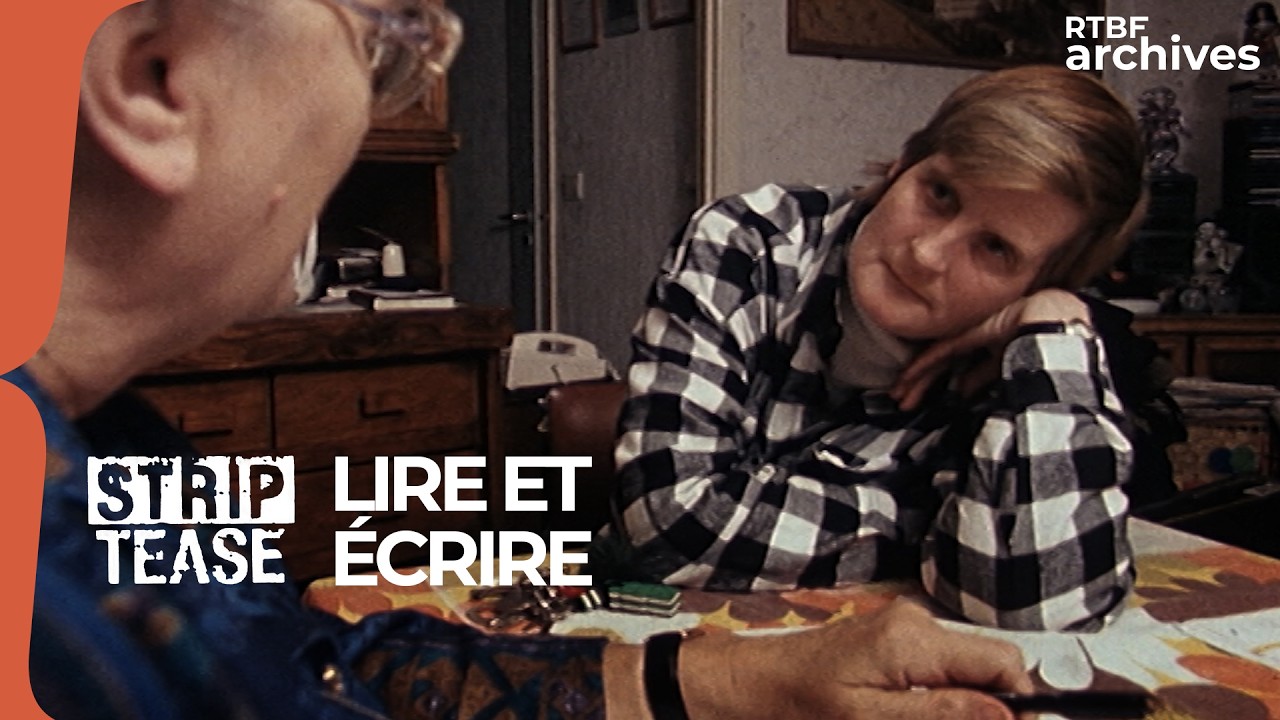 Strip-Tease : Lire et &eacute;crire &agrave; 40 ans - RTBF Archives