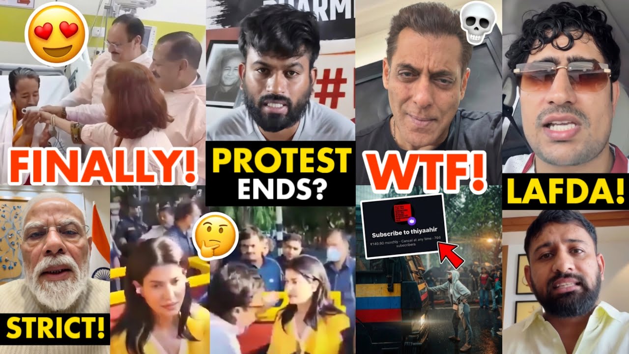 CJP Protest Comes to an END? 😨, Sonam Wangchuk Ends Hunger Strike, Salman Khan, Nakul Dhull Vs Rajat