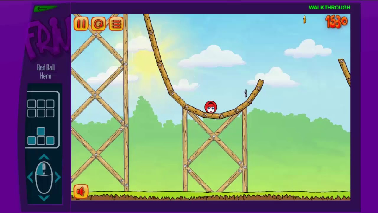 20 Levels! -Red Ball Hero Complete Walkthrough -Friv | CyclumGames