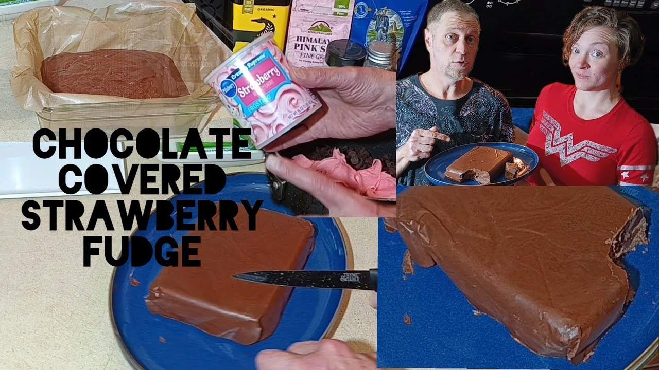 Chocolate Covered Strawberry Fudge, or Chocolate Covered Cherry