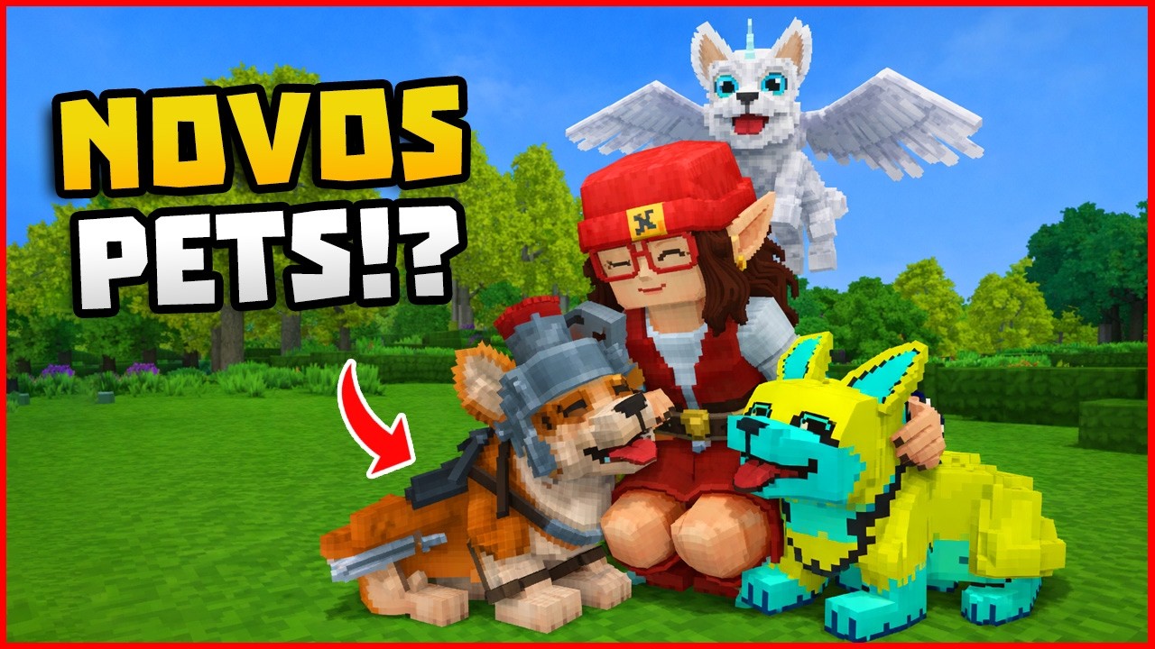 CurseForge acabou de ADICIONAR PETS no Hytale! (são MUITO fofos!)