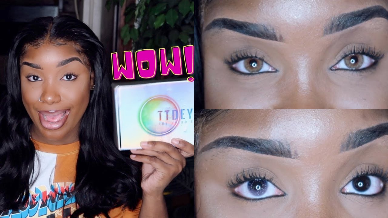 BEST COLORED CONTACTS EVER TRY-ON HAUL WITH NO FALSE LASHES !! X TTDEYE.COM