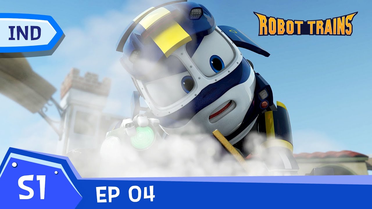 Robot Trains | #04 |  Protect the land from viruses! | Episode penuh | Bahasa Indonesian