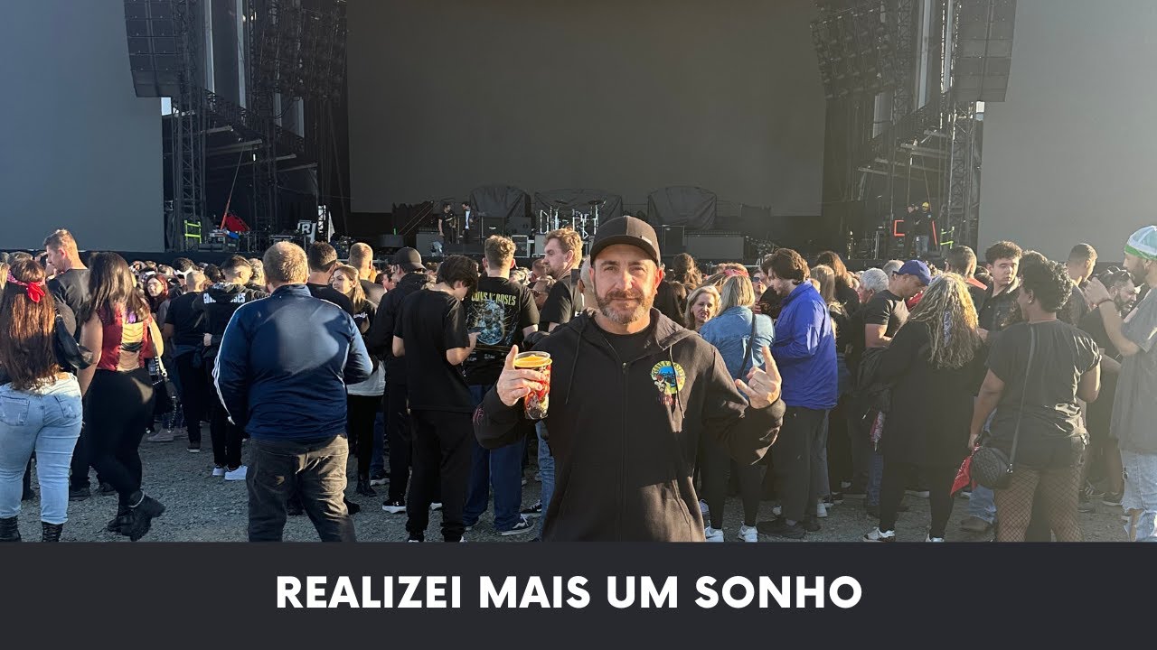 Guns N’ Roses Brasil 2025 - Realizei um Sonho - Rodrigo Mellegari