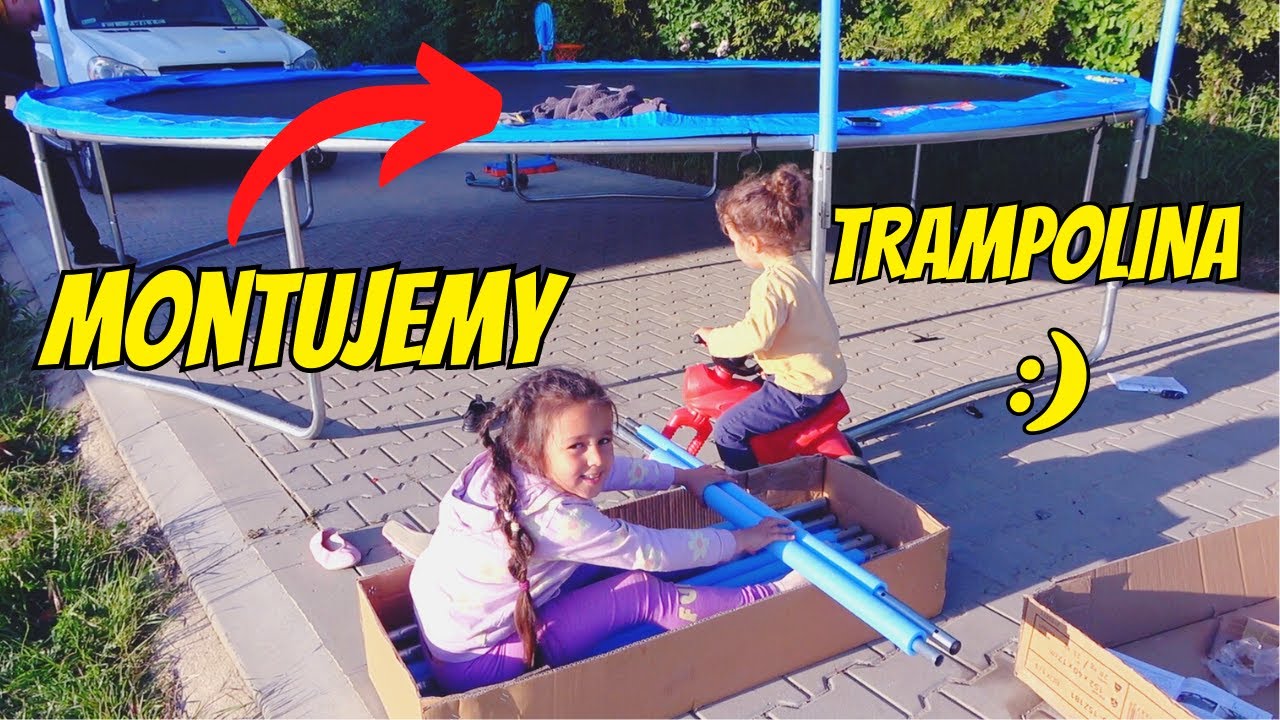 WYRZUCAM UBRANIA MĘŻA! Jak Zmontować Trampolinę - Yoto MAMA Vlog