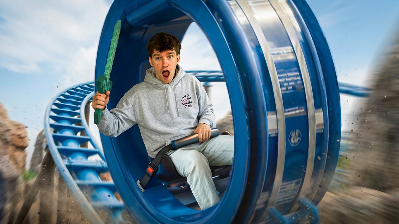 M&oacute;j własny Rollercoaster IRL i w MINECRAFT