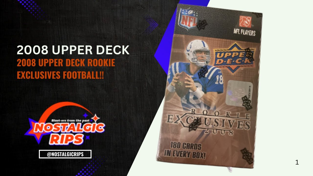 2008 Upper Deck Rookie Exclusive NFL