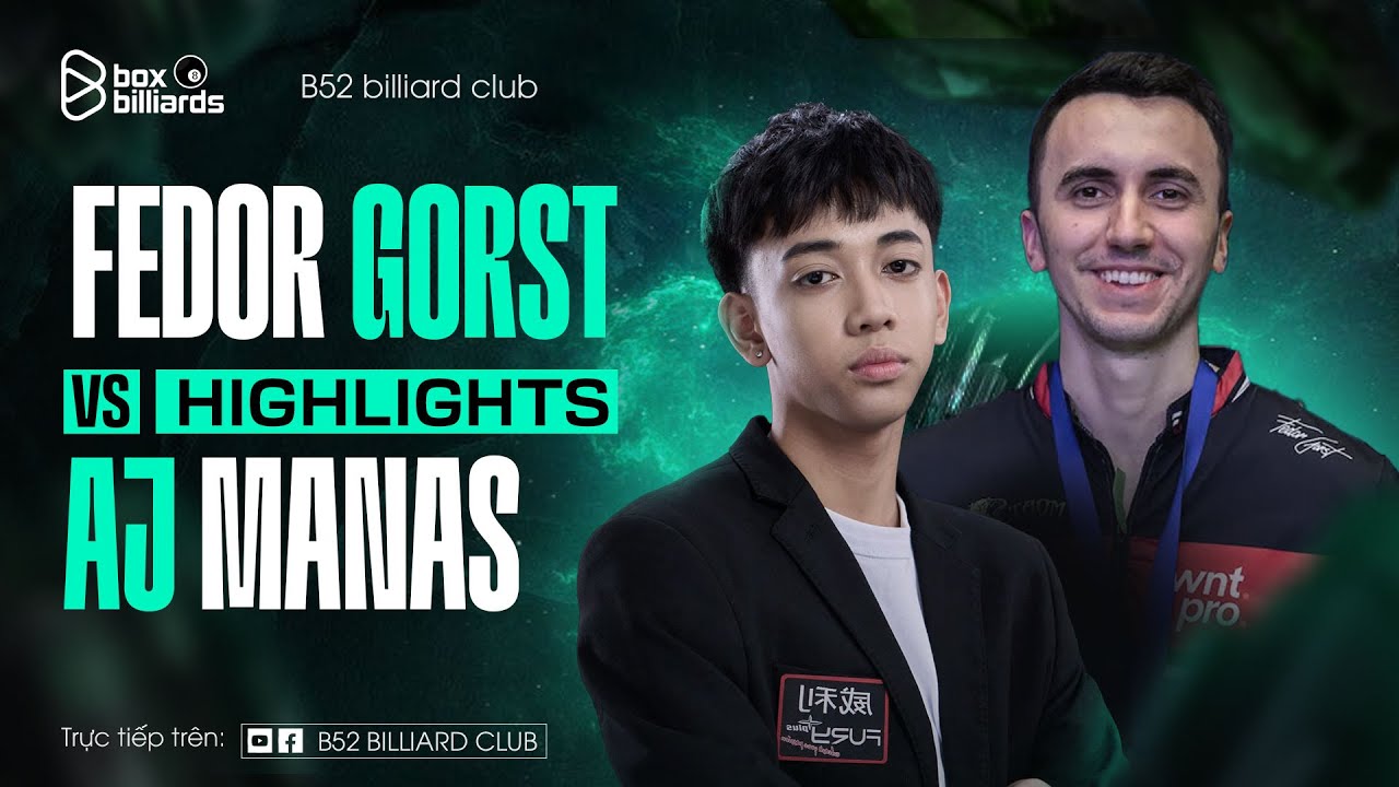HIGHLIGHTS | FEDOR GORST VS ALBERT JAMES MANAS | RACE TO 17 | BILLIARDS POOL VN | SHOWMATCH