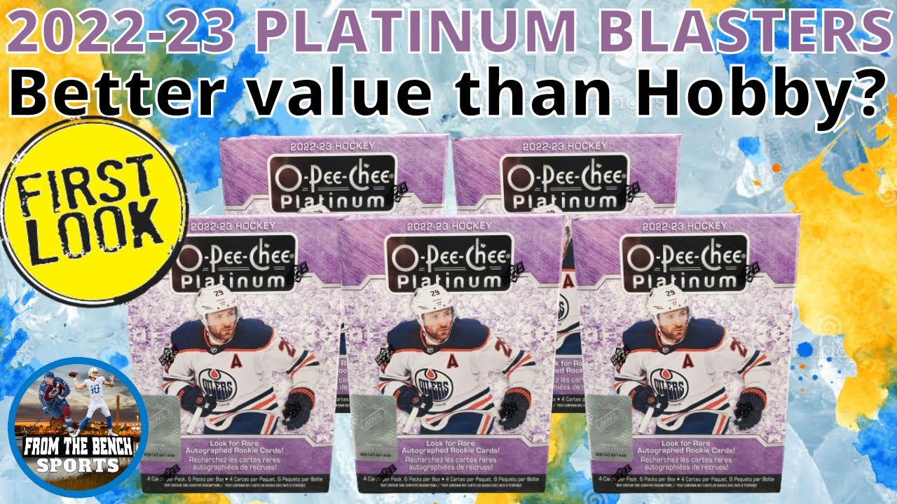 FIRST LOOK - $20 2022-23 O-PEE-CHEE PLATINUM BLASTERS! BIG NAMED NUMBERED CARDS!